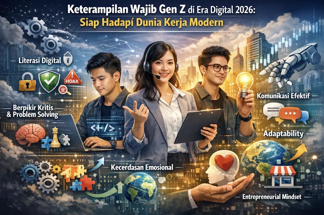 Keterampilan Wajib Gen Z di Era Digital 2026: Siap Hadapi Dunia Kerja Modern